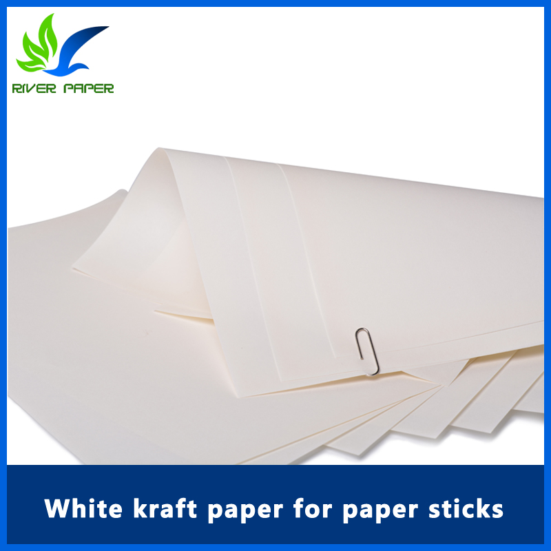 White kraft paper for paper sticks 20-150g