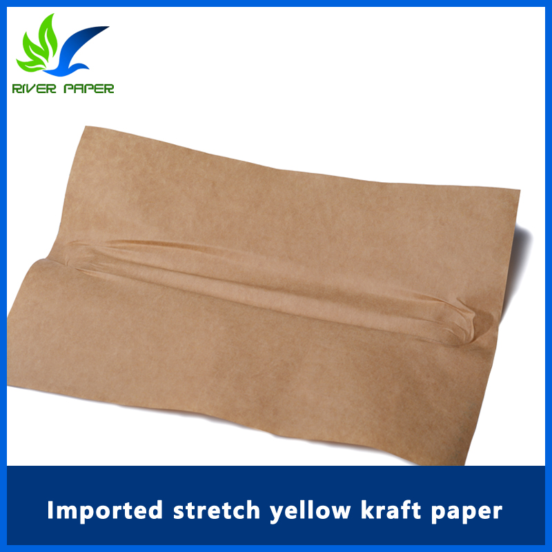 Imported stretch yellow kraft paper 65-100g