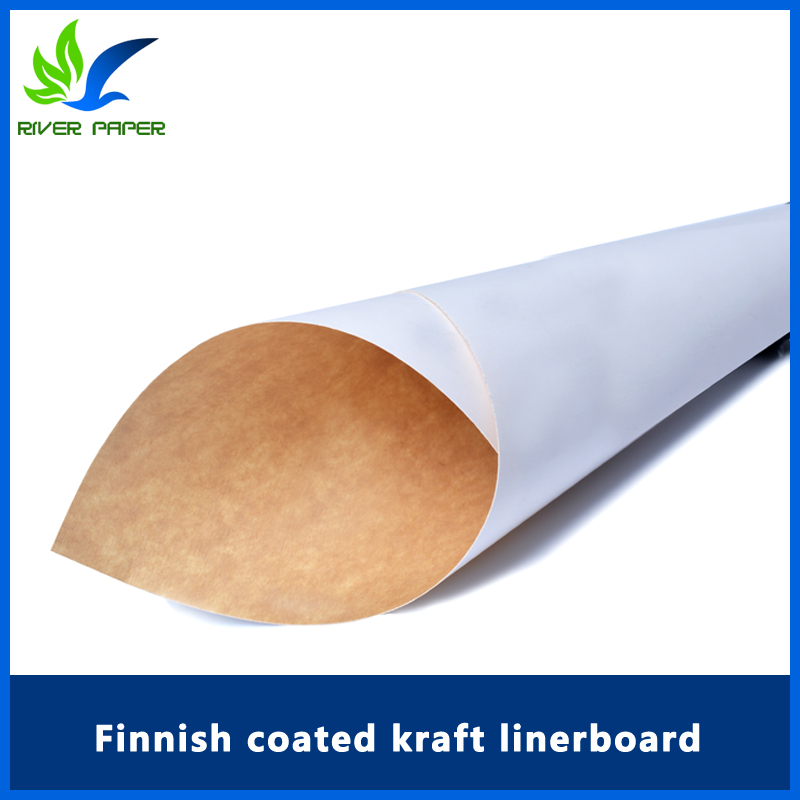 Finnish coated kraft linerboard 180-550g