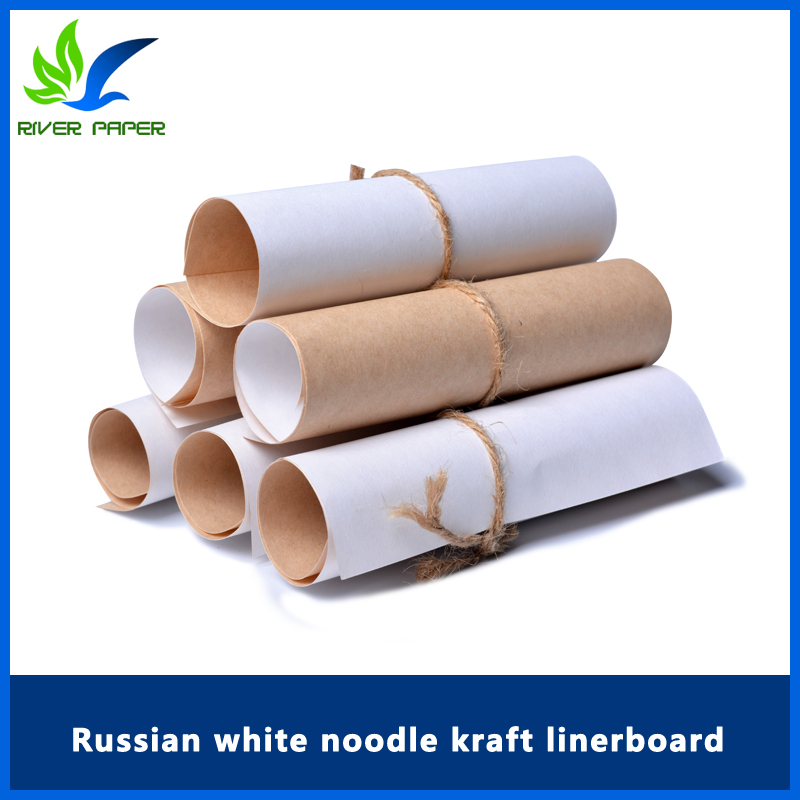 Russian white noodle kraft linerboard 115-250g